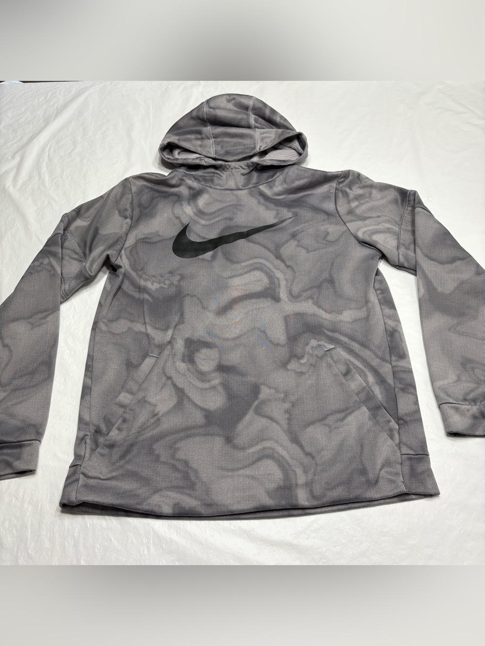 Nike Gray Pullover Hoodie Sweatshirt Youth Boys XL